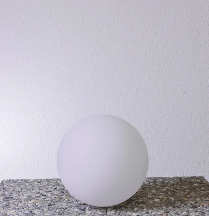 Gartenlampe, Aussenlampe �Snowball mit Bewegungsmelder� runde Leuchte